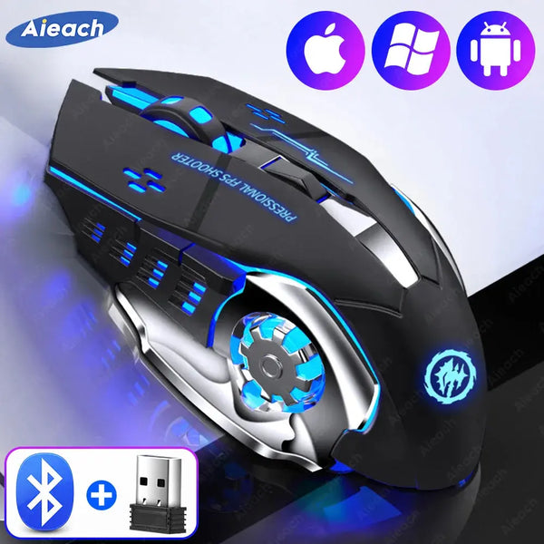 Souris de jeu Bluetooth AIEACH Gadget Gourou