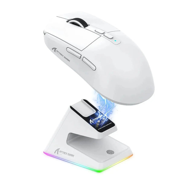 X6 Souris de Jeu sans Fil Légère RGB 26K DPI Gadget Gourou